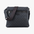 GG Supreme Black PVC coated canvas 322279 F014595488GGスプリーム ブラック PVCコーティングキャンバス 322279 F014595488