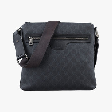 GG Supreme Black PVC coated canvas 322279 F014595488GGスプリーム ブラック PVCコーティングキャンバス 322279 F014595488