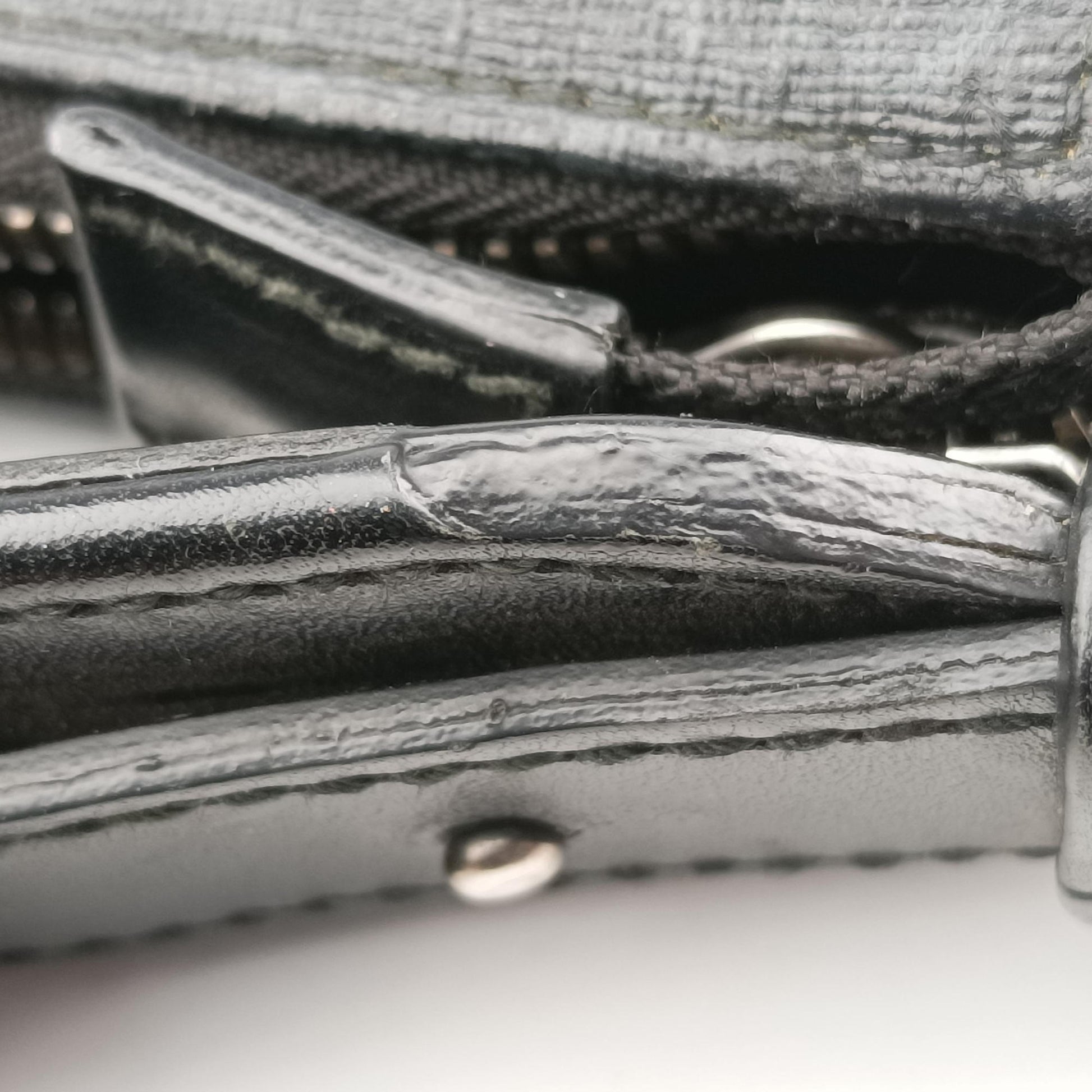 GG Supreme Black PVC coated canvas 322279 F014595488GGスプリーム ブラック PVCコーティングキャンバス 322279 F014595488
