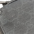 GG Supreme Black PVC coated canvas 322279 F014595488GGスプリーム ブラック PVCコーティングキャンバス 322279 F014595488