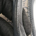 New Jackie Brown×Black PVC coated canvas×Leather 203493 G5677545ニュージャッキー ブラウン×ブラック PVCコーティングキャンバス×レザー 203493 G5677545