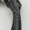 New Jackie Brown×Black PVC coated canvas×Leather 203493 G5677545ニュージャッキー ブラウン×ブラック PVCコーティングキャンバス×レザー 203493 G5677545