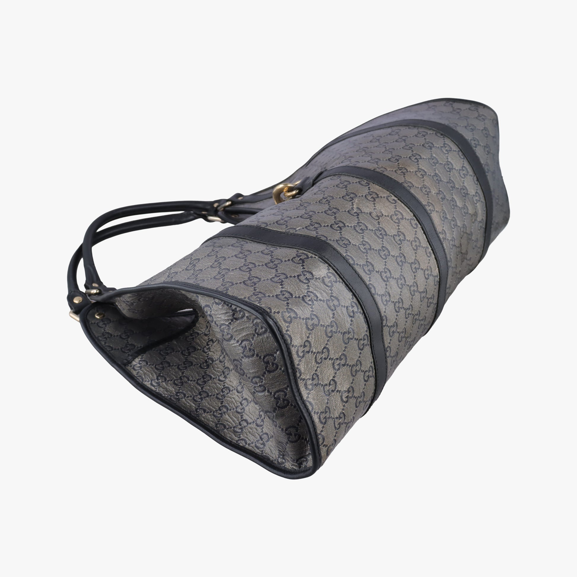 New Jackie Brown×Black PVC coated canvas×Leather 203493 G5677545ニュージャッキー ブラウン×ブラック PVCコーティングキャンバス×レザー 203493 G5677545