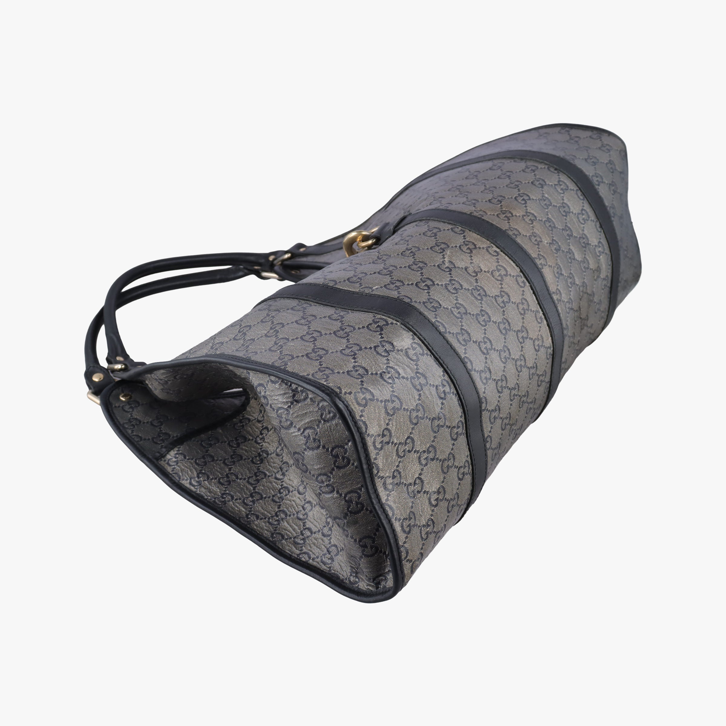 New Jackie Brown×Black PVC coated canvas×Leather 203493 G5677545ニュージャッキー ブラウン×ブラック PVCコーティングキャンバス×レザー 203493 G5677545
