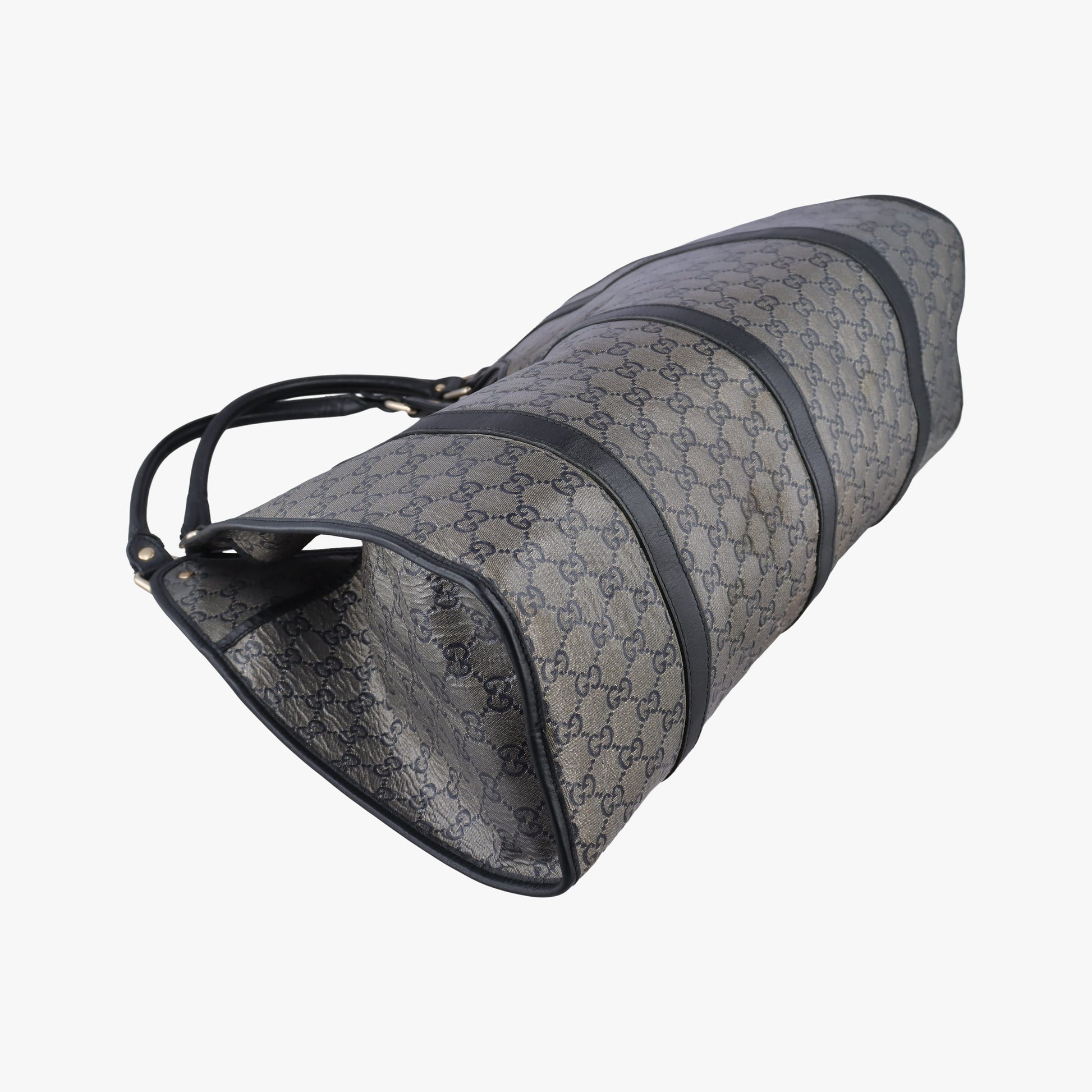New Jackie Brown×Black PVC coated canvas×Leather 203493 G5677545ニュージャッキー ブラウン×ブラック PVCコーティングキャンバス×レザー 203493 G5677545