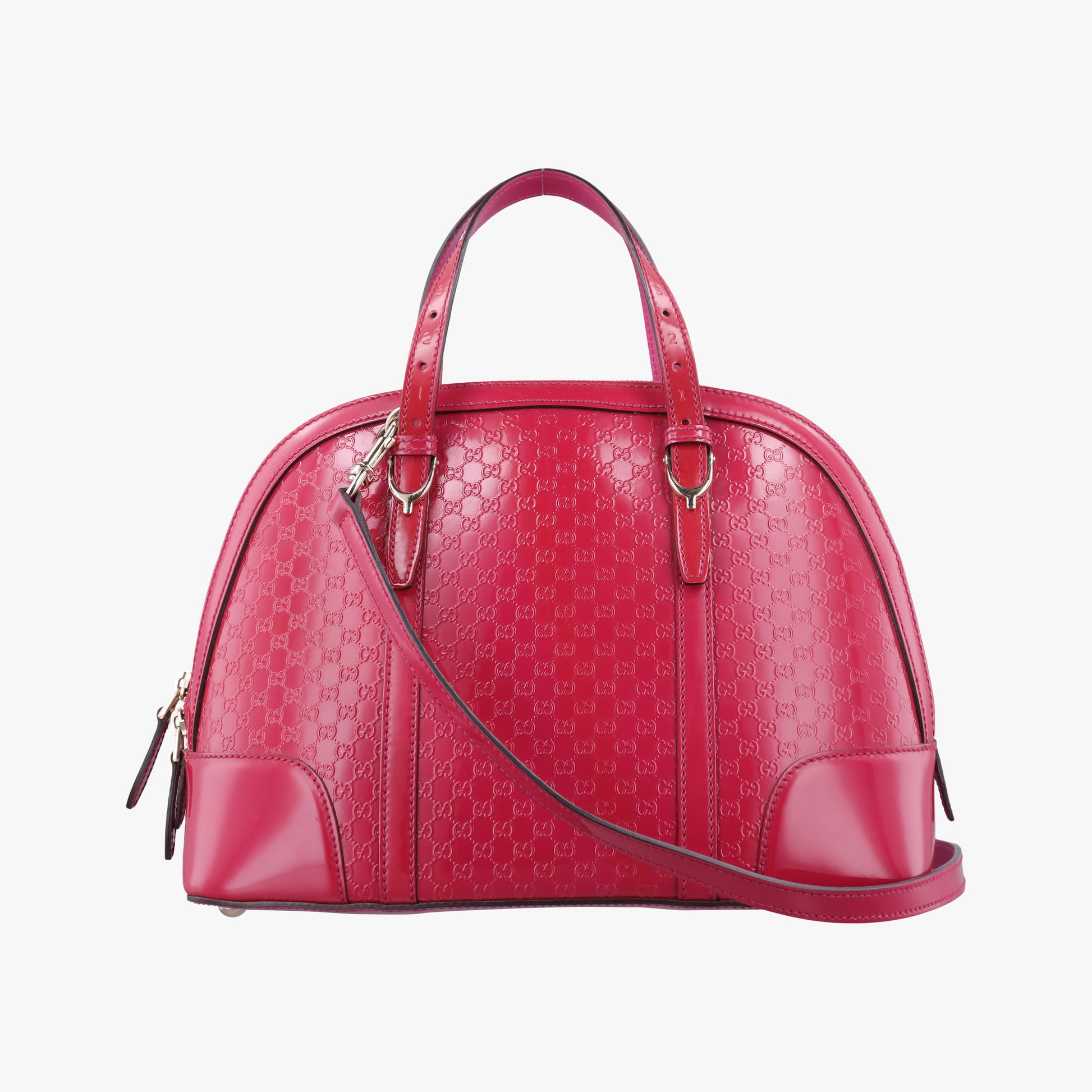 Microguccissima Red Patent Leather 309617 E015027590マイクログッチシマ レッド パテント 309617 E015027590
