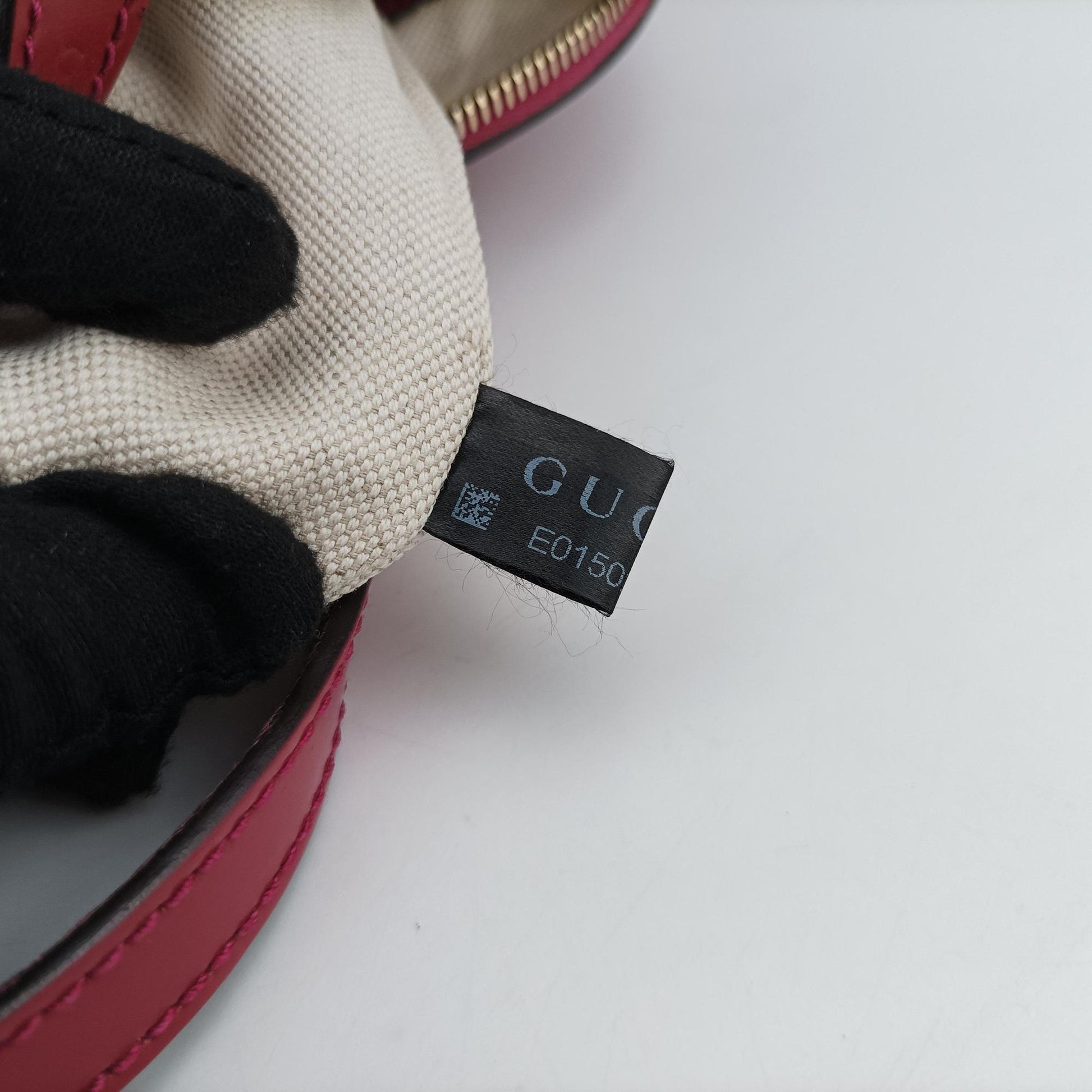 Microguccissima Red Patent Leather 309617 E015027590マイクログッチシマ レッド パテント 309617 E015027590