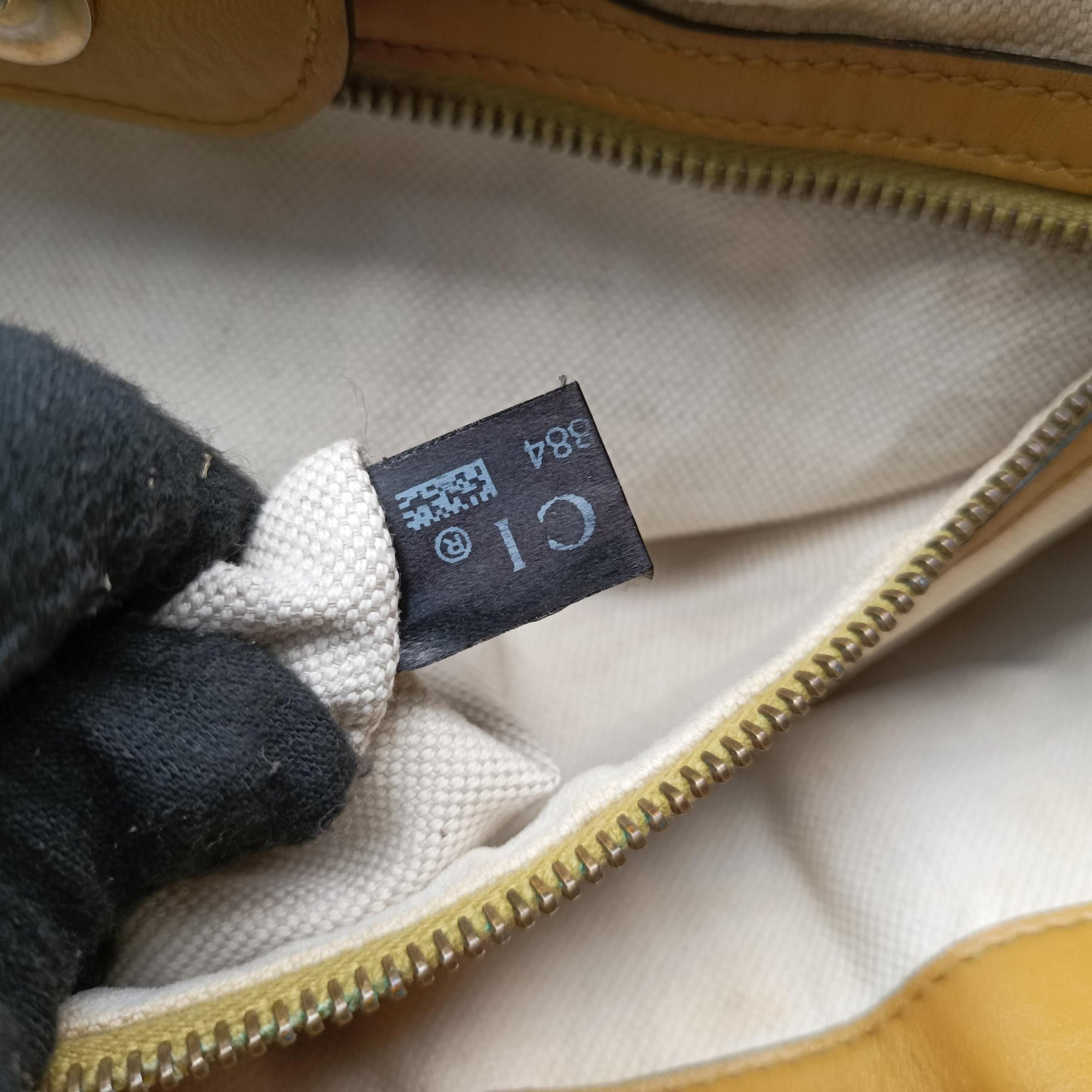 GG Running Beige×Yellow canvas×leather 247183 I9524884GGランニング ベージュ x イエロー キャンバス×レザー 247183 I9524884