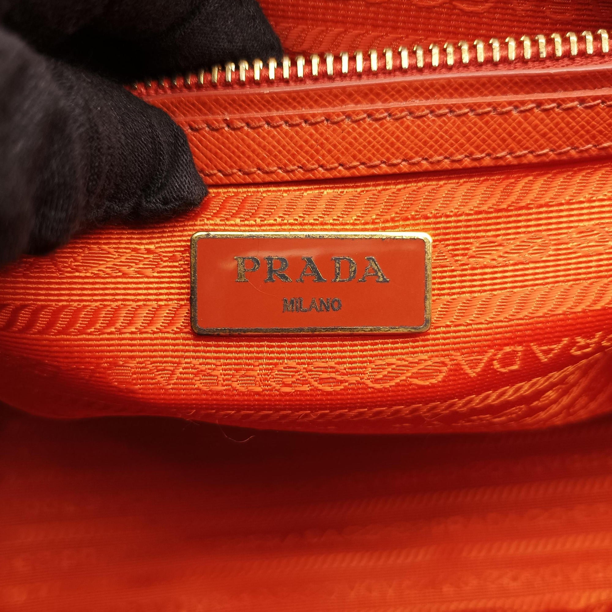 Galleria Orange SAFFIANO Leather BN1844 102ガレリア オレンジ サフィアーノレザー BN1844 102