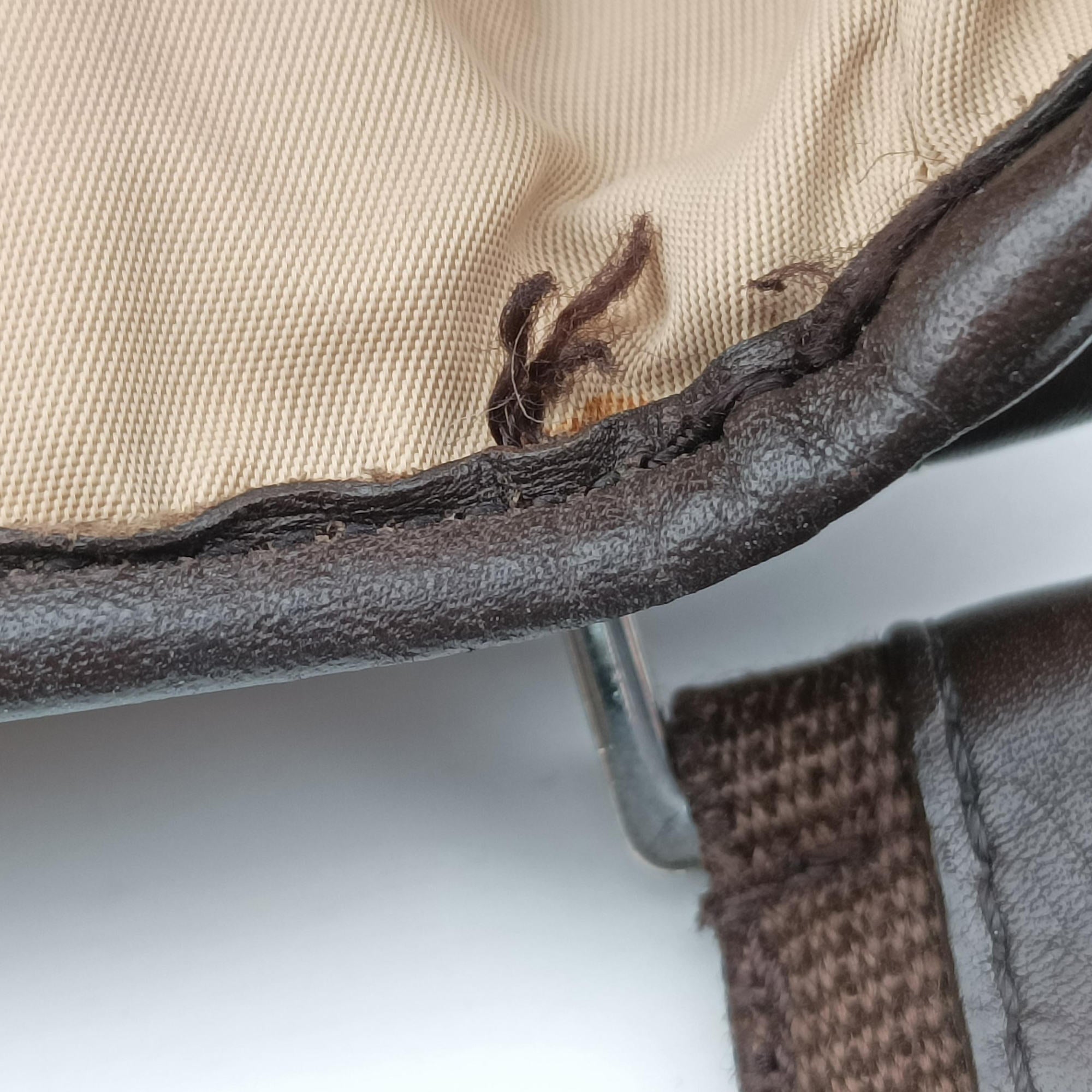 Street Chic Messenger Brown ×Beige Jacquard Canvas×Leather 07-BO-0036ストリートシック メッセンジャー ブラウン × ベージュ ジャガード キャンバス × カーフレザー 07-BO-0036