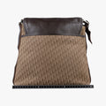 Street Chic Messenger Brown ×Beige Jacquard Canvas×Leather 07-BO-0036ストリートシック メッセンジャー ブラウン × ベージュ ジャガード キャンバス × カーフレザー 07-BO-0036