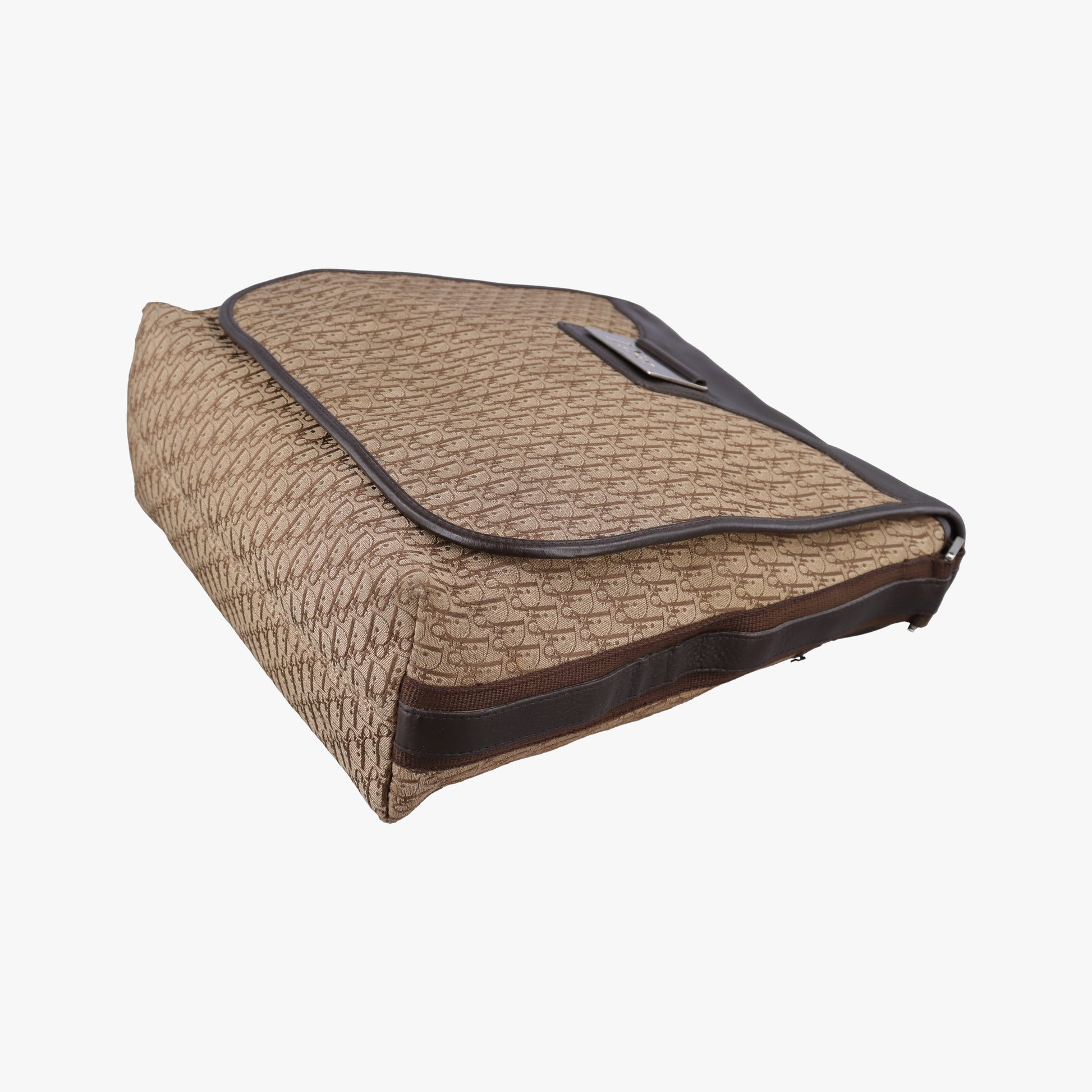 Street Chic Messenger Brown ×Beige Jacquard Canvas×Leather 07-BO-0036ストリートシック メッセンジャー ブラウン × ベージュ ジャガード キャンバス × カーフレザー 07-BO-0036
