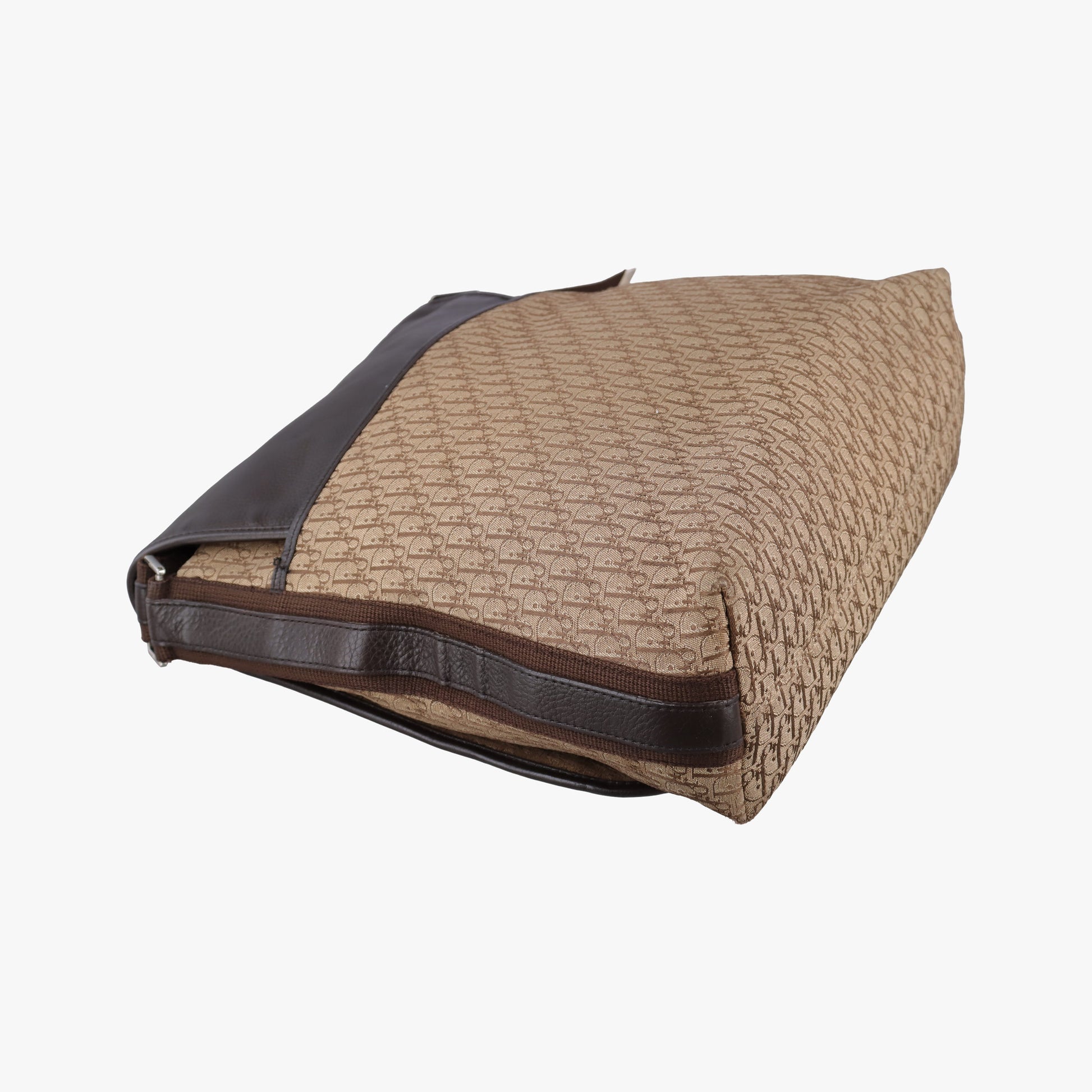 Street Chic Messenger Brown ×Beige Jacquard Canvas×Leather 07-BO-0036ストリートシック メッセンジャー ブラウン × ベージュ ジャガード キャンバス × カーフレザー 07-BO-0036