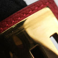Collier de chien Red×golden Leather × GP SI▢Qコリエ ド シアン レッド×ゴールド レザー×GP SI▢Q