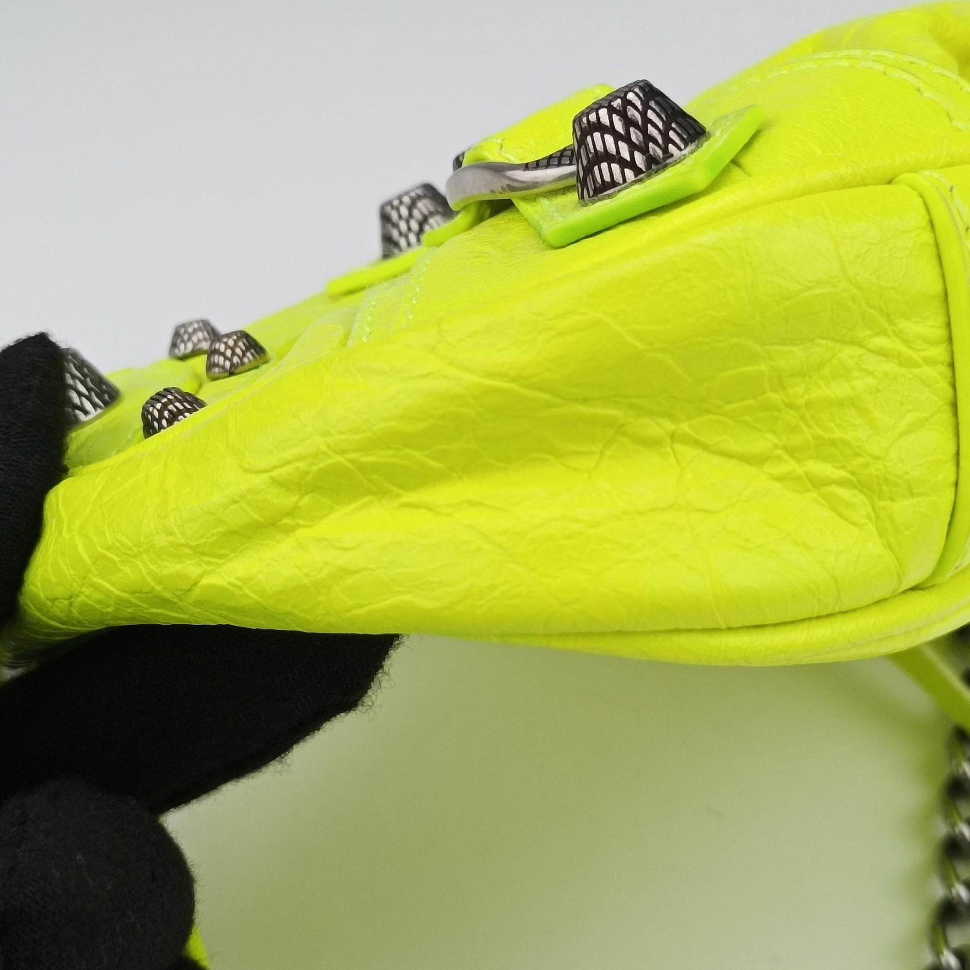 Le Cagole Yellow lambskin 695814.7206.R.493075ルカゴール イエロー ラムスキン 695814.7206.R.493075