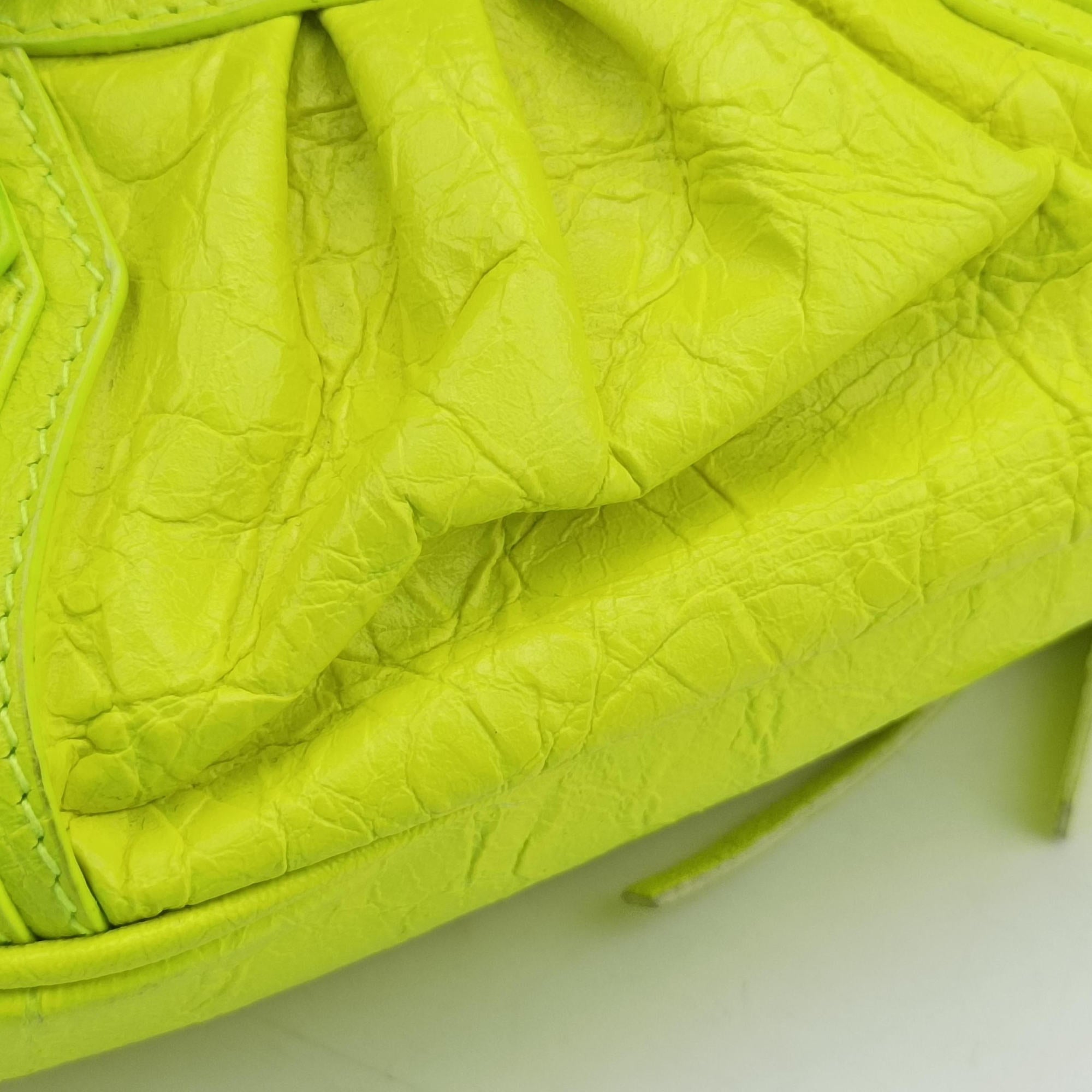 Le Cagole Yellow lambskin 695814.7206.R.493075ルカゴール イエロー ラムスキン 695814.7206.R.493075