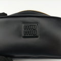 Logo belt Black leather DNP104ロゴベルト ブラック レザー DNP104
