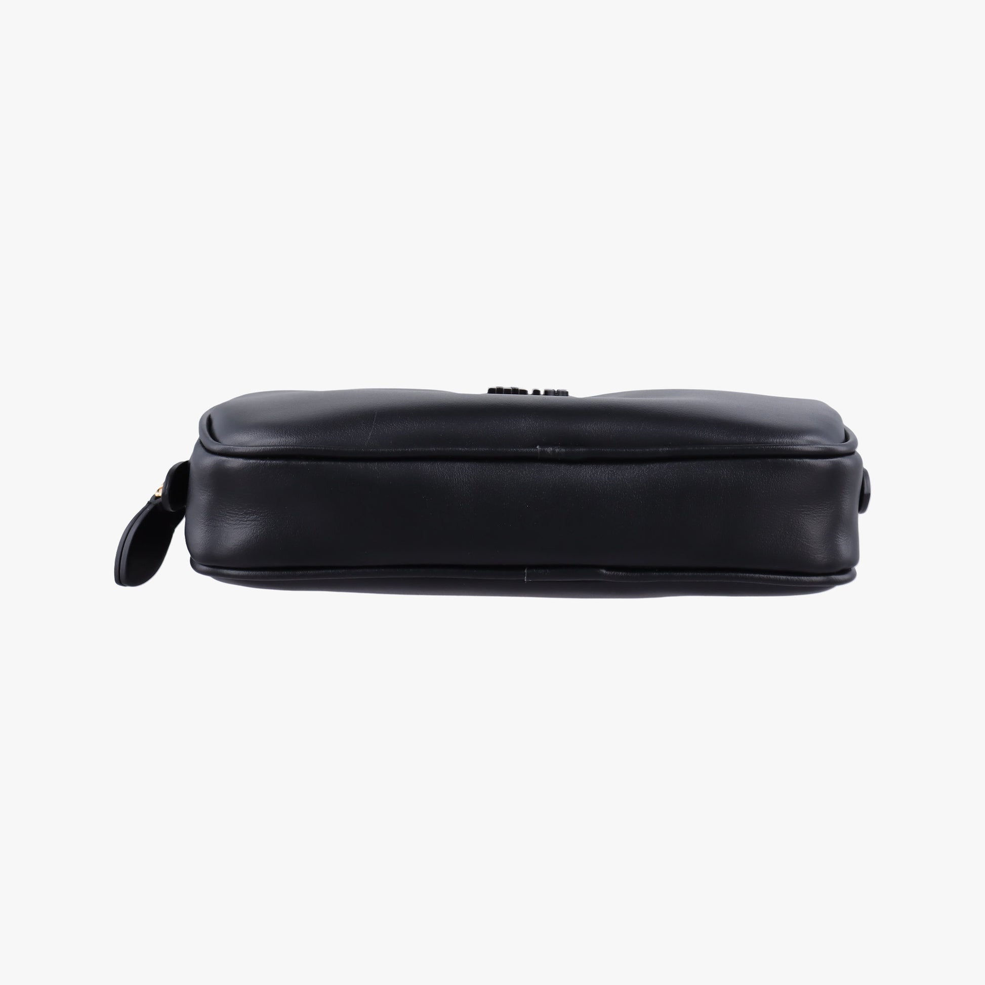 Logo belt Black leather DNP104ロゴベルト ブラック レザー DNP104