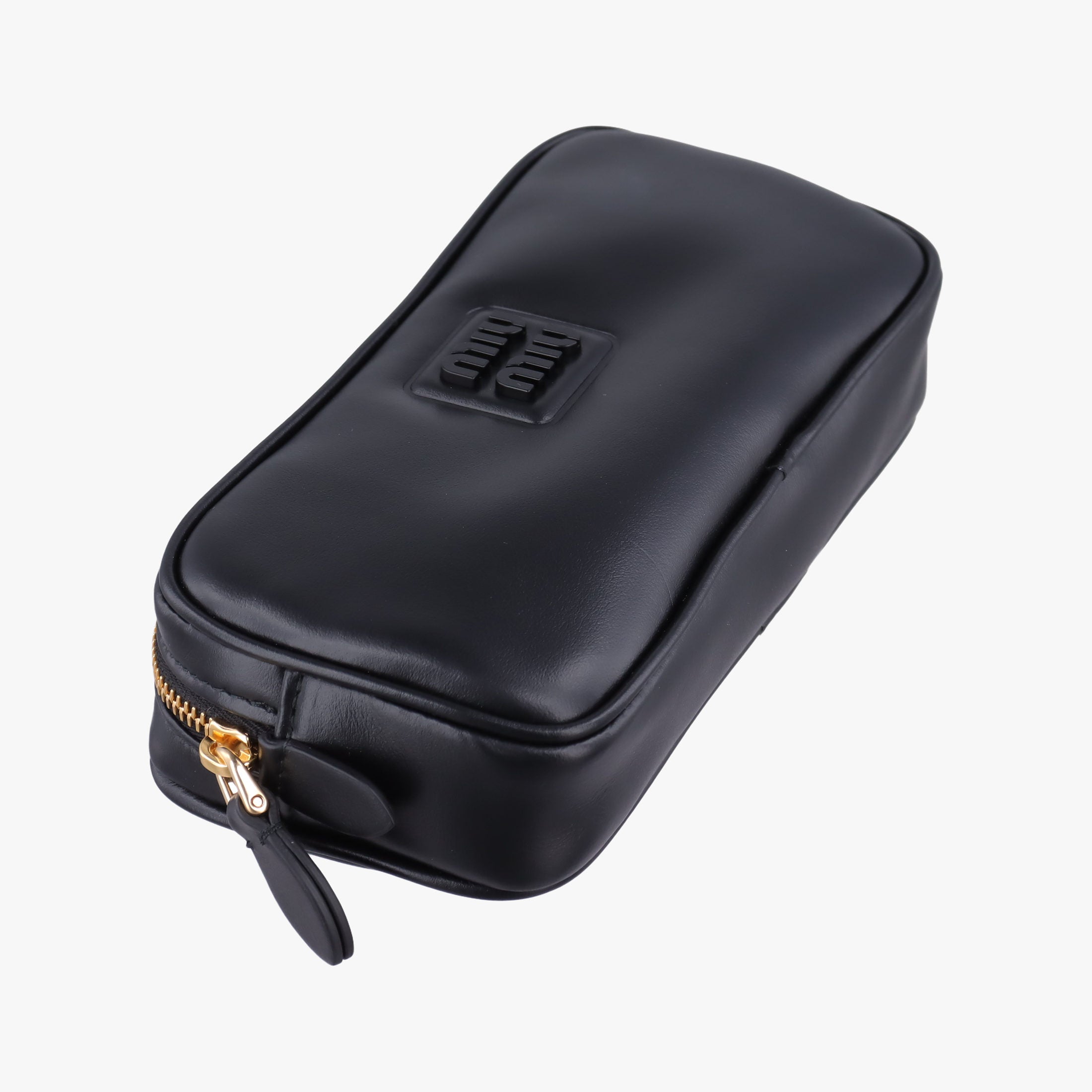 Logo belt Black leather DNP104ロゴベルト ブラック レザー DNP104