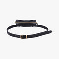 Logo belt Black leather DNP104ロゴベルト ブラック レザー DNP104