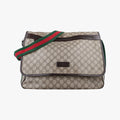 GG Supreme DiaperBag Brown PVC coated canvas 189748 A4306802GGスプリーム マザーズバッグ ブラウン PVCコーティングキャンバス 189748 A4306802