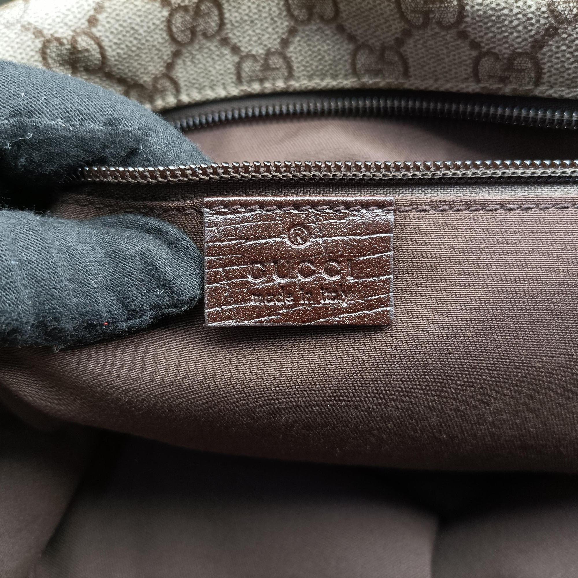 GG Supreme DiaperBag Brown PVC coated canvas 189748 A4306802GGスプリーム マザーズバッグ ブラウン PVCコーティングキャンバス 189748 A4306802