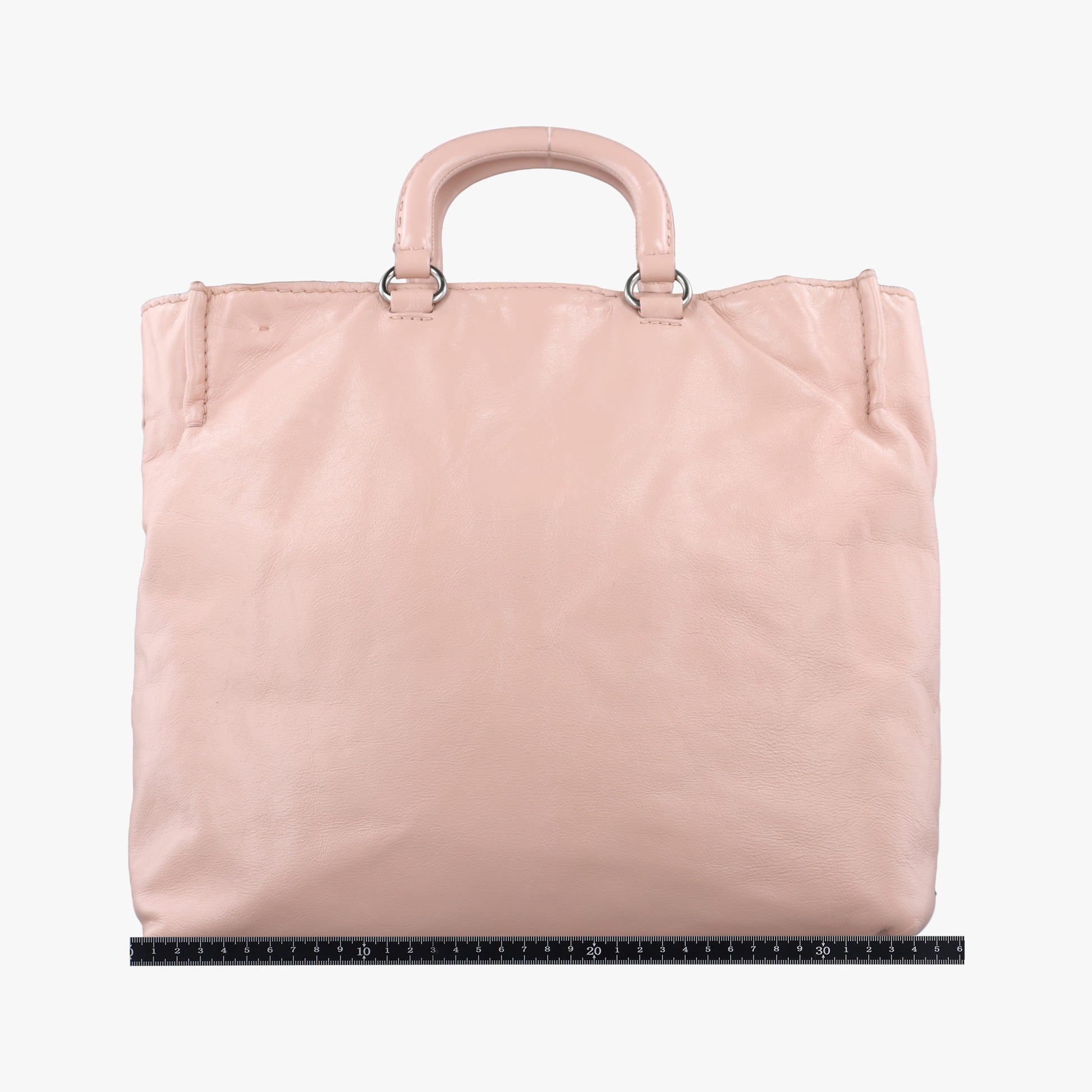 Triangle Logo tote Pink Leather 117トライアングルロゴ トート ピンク レザー 117