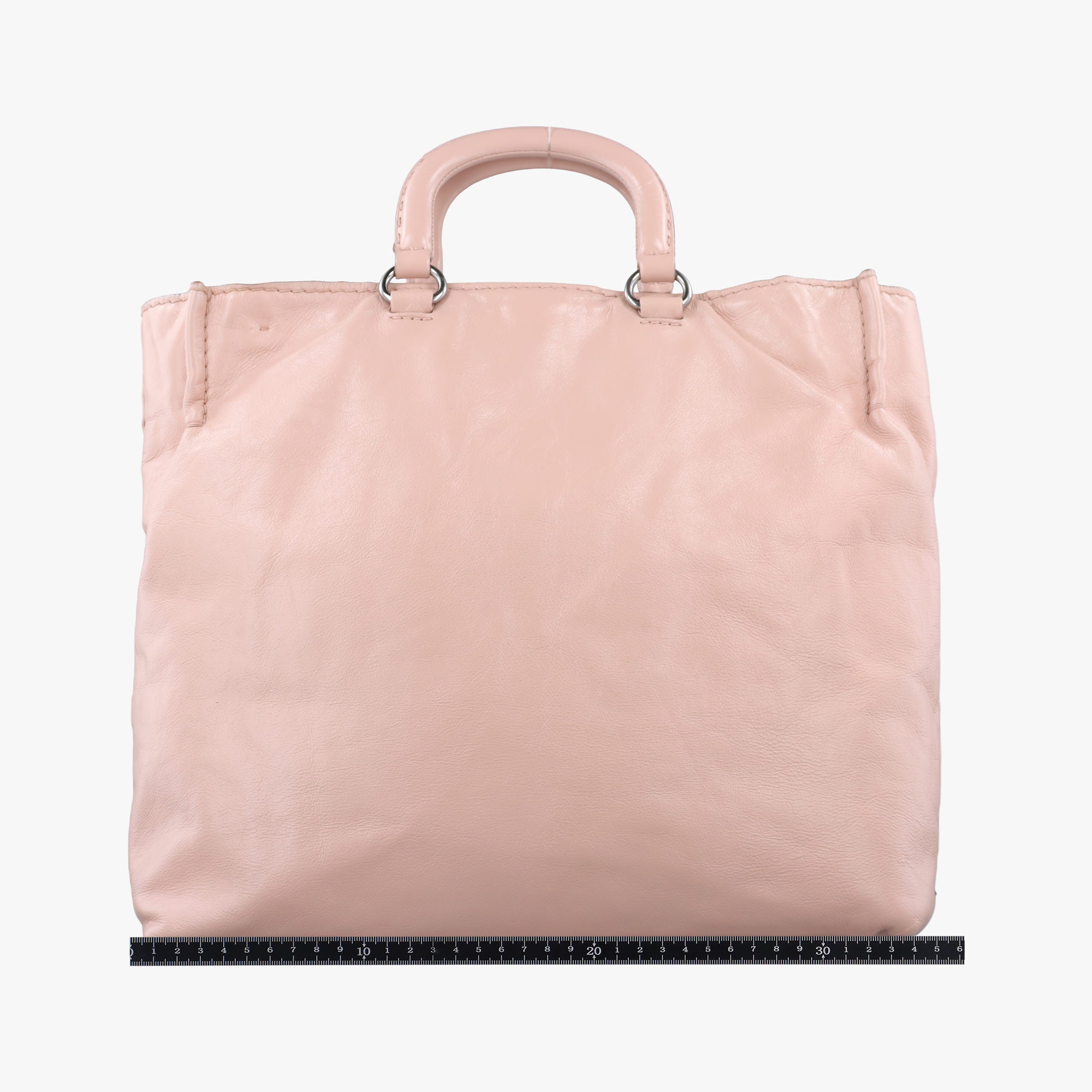 Triangle Logo tote Pink Leather 117トライアングルロゴ トート ピンク レザー 117