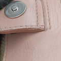 Triangle Logo tote Pink Leather 117トライアングルロゴ トート ピンク レザー 117