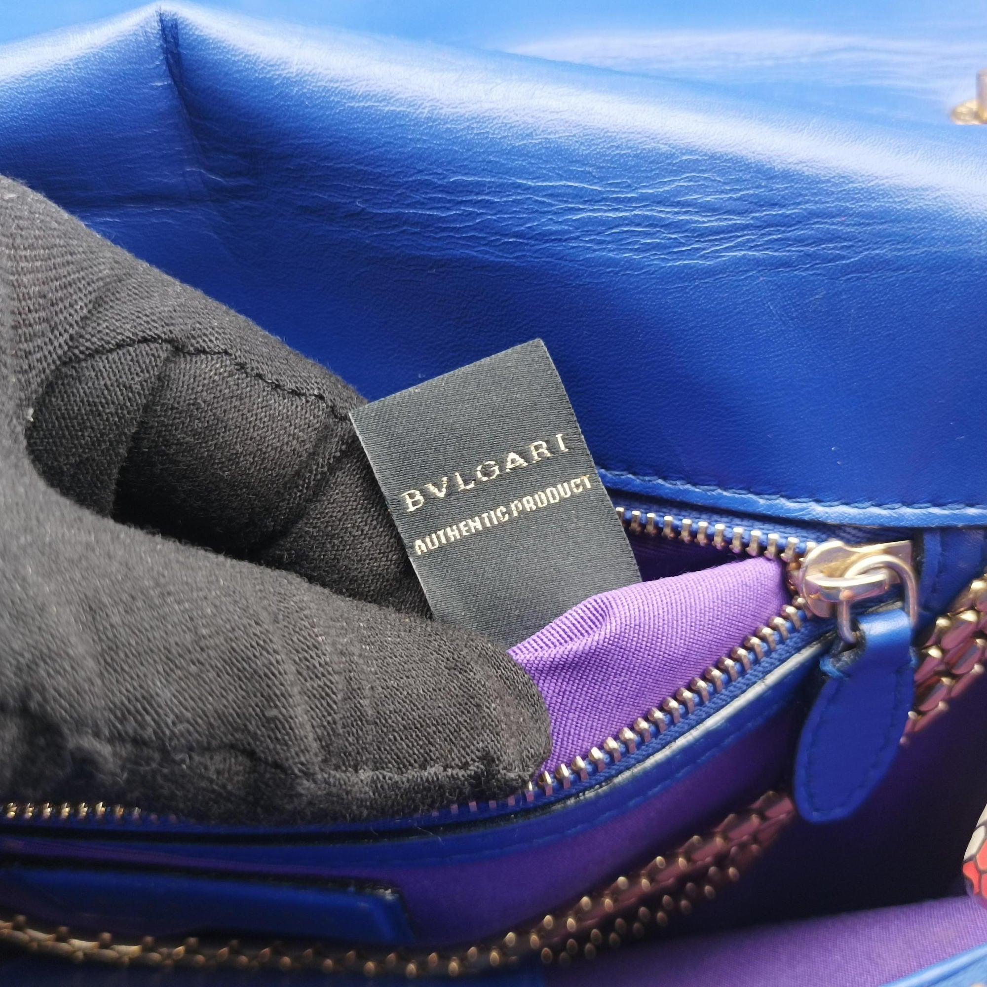 SERPENTI FOREVER Blue leather RP.E14.37425セルペンティ フォーエバー ブルー レザー RP.E14.37425