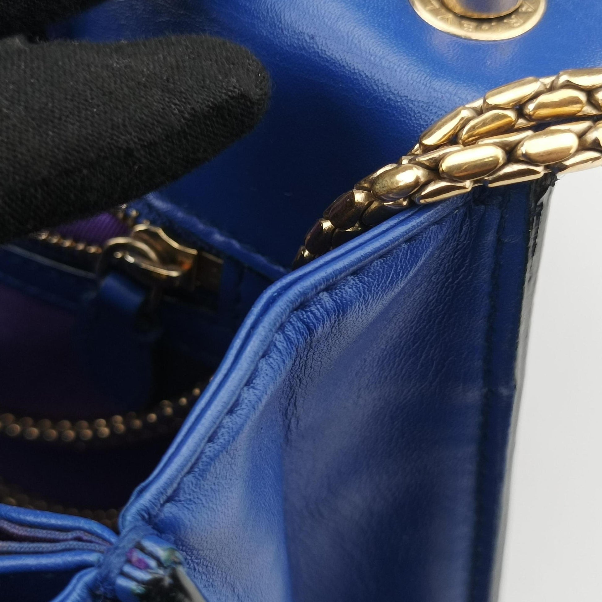 SERPENTI FOREVER Blue leather RP.E14.37425セルペンティ フォーエバー ブルー レザー RP.E14.37425