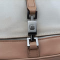 Jackie White× Brown Canvas × Leather 001 38 ジャッキー ホワイト× ブラウン キャンバス×レザー 001 38 
