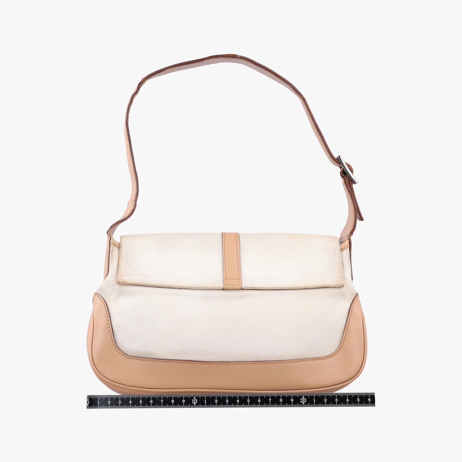 Jackie White× Brown Canvas × Leather 001 38 ジャッキー ホワイト× ブラウン キャンバス×レザー 001 38 