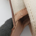 Jackie White× Brown Canvas × Leather 001 38 ジャッキー ホワイト× ブラウン キャンバス×レザー 001 38 