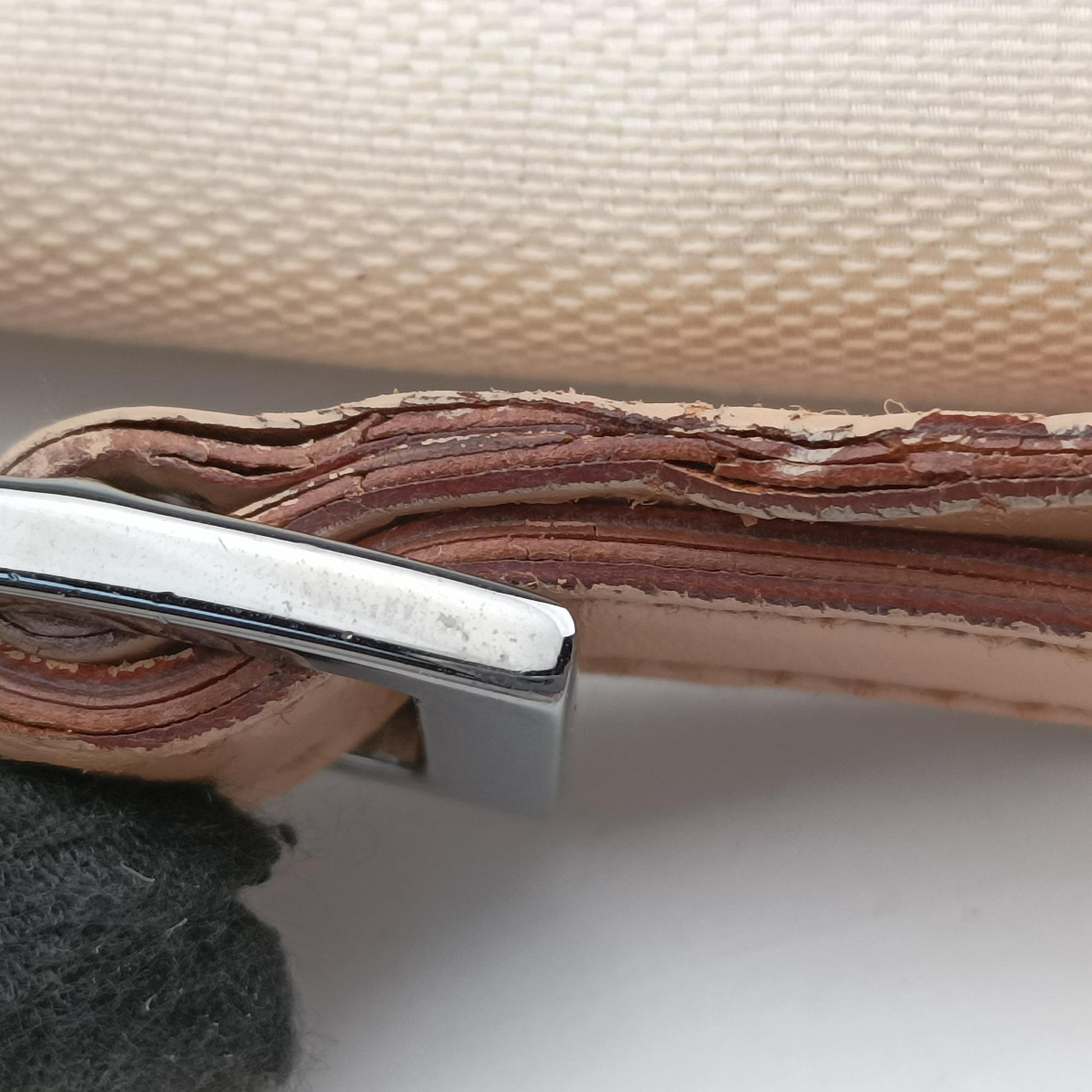 Jackie White× Brown Canvas × Leather 001 38 ジャッキー ホワイト× ブラウン キャンバス×レザー 001 38 