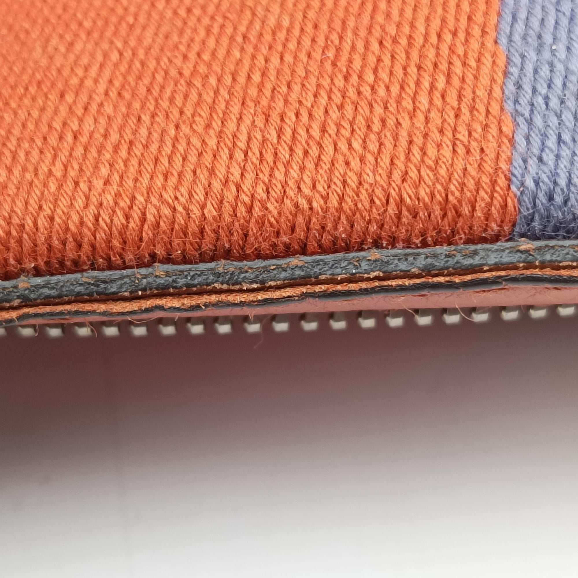 Sherry Line Orange×blue Leather 247205 I9857133シェリーライン オレンジ×ブルー レザー 247205 I9857133