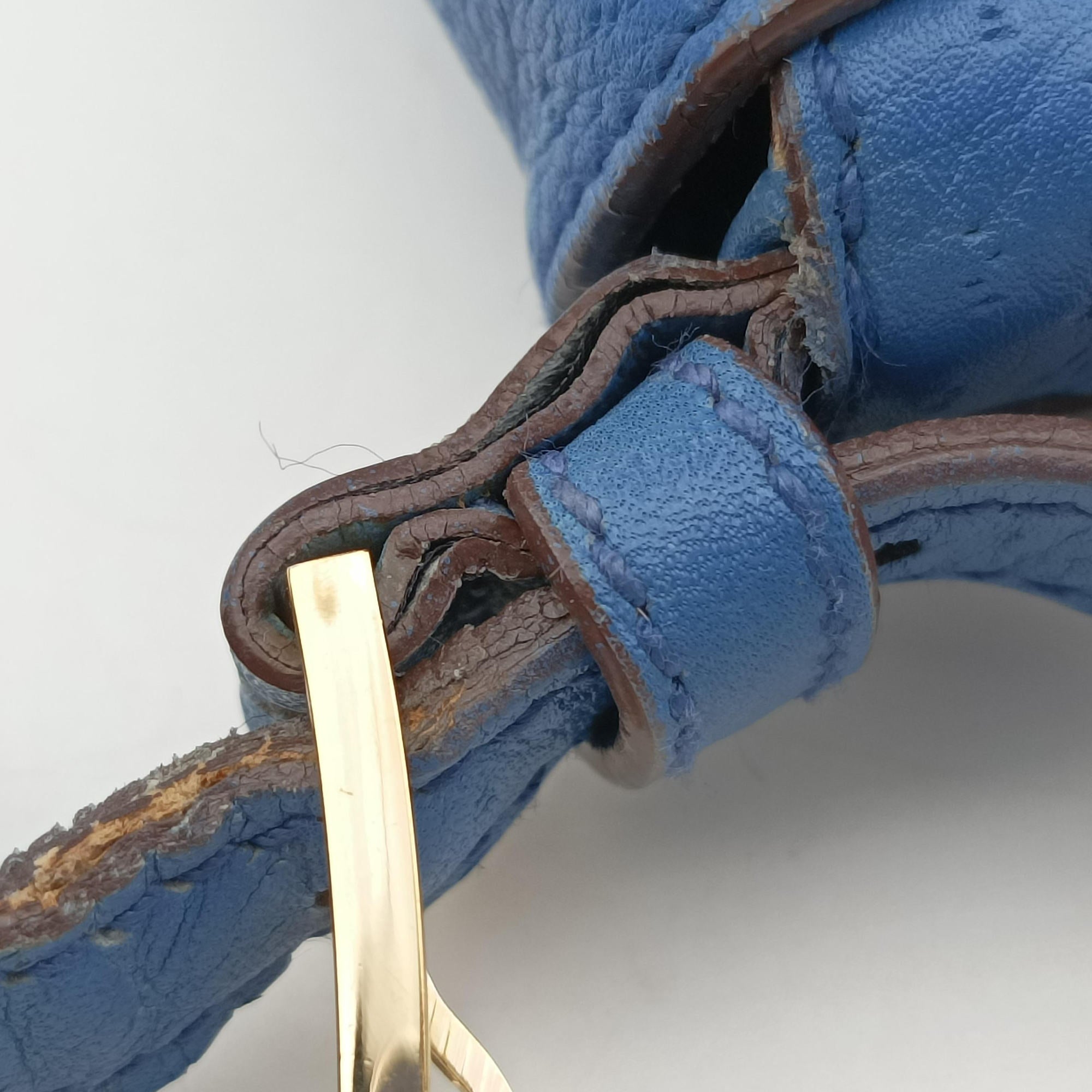 Gancini  Blue Leather AF-21 4363ガンチーニ ブルー レザー AF-21 4363