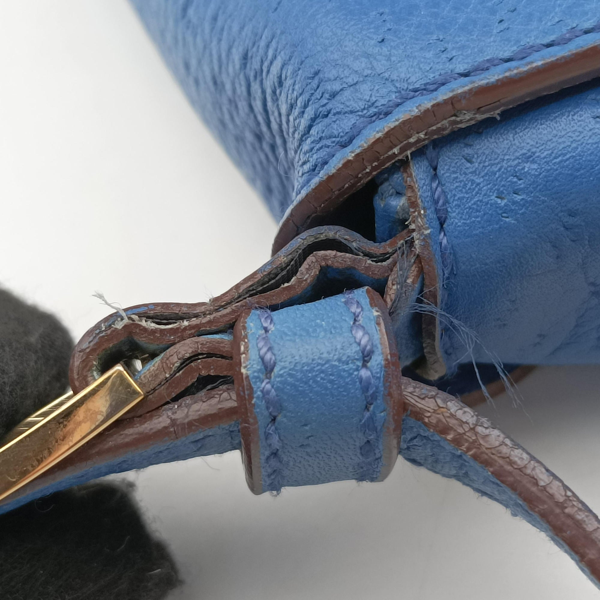 Gancini  Blue Leather AF-21 4363ガンチーニ ブルー レザー AF-21 4363