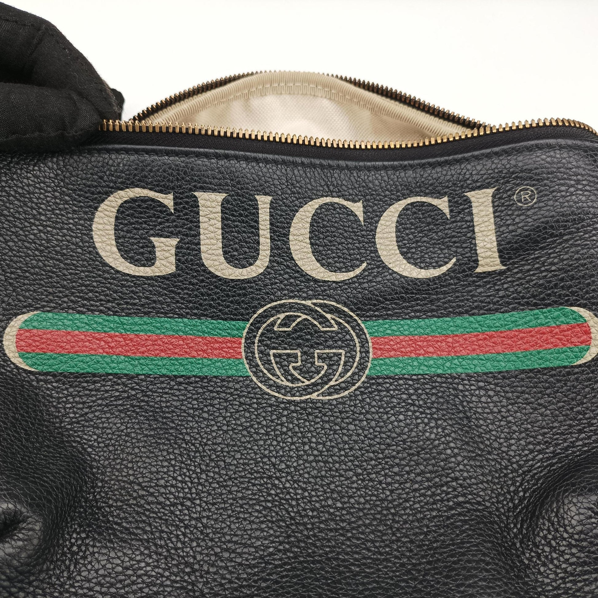 Print Black Leather 530412 H030051289グッチプリント ブラック レザー 530412 H030051289