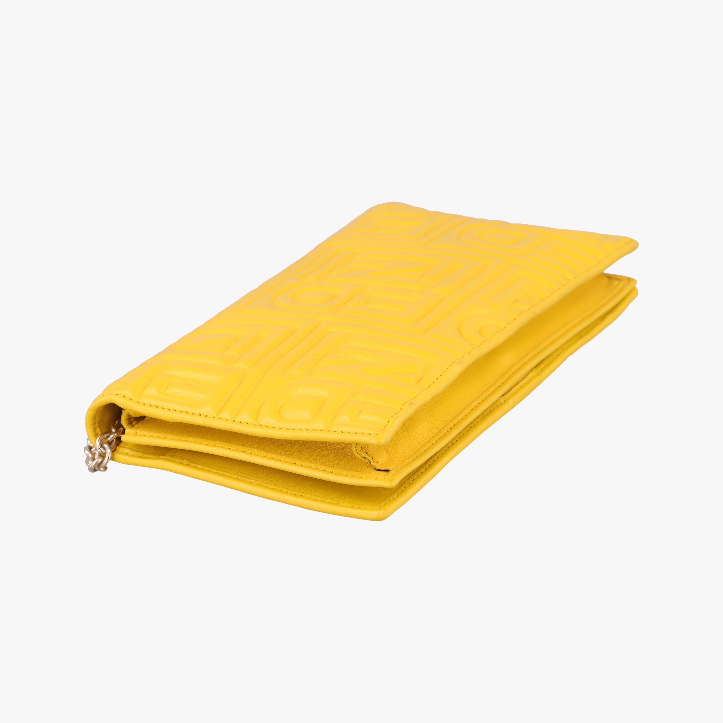 Embossed Logo Yellow Leather 8M0219YM 2266.8M0219YMY.098エンボス ロゴ イエロー レザー 8M0219YM 2266.8M0219YMY.098