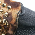 Panettone Leopard print  ×  black ponyhair×Leather パネトーネ レオパード柄 × レザー ハラコ×レザー 