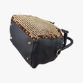Panettone Leopard print  ×  black ponyhair×Leather パネトーネ レオパード柄 × レザー ハラコ×レザー 