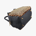 Panettone Leopard print  ×  black ponyhair×Leather パネトーネ レオパード柄 × レザー ハラコ×レザー 
