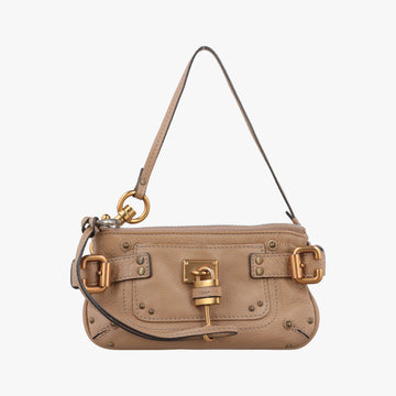 Paddington Pochette Vintage Camel Leather 560306パディントン ヴィンテージポーチ キャメル レザー 560306