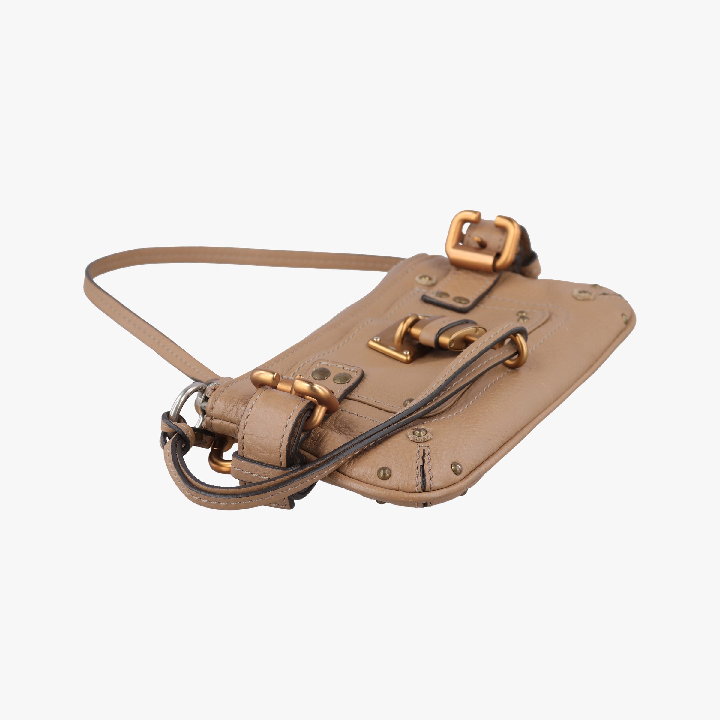 Paddington Pochette Vintage Camel Leather 560306パディントン ヴィンテージポーチ キャメル レザー 560306