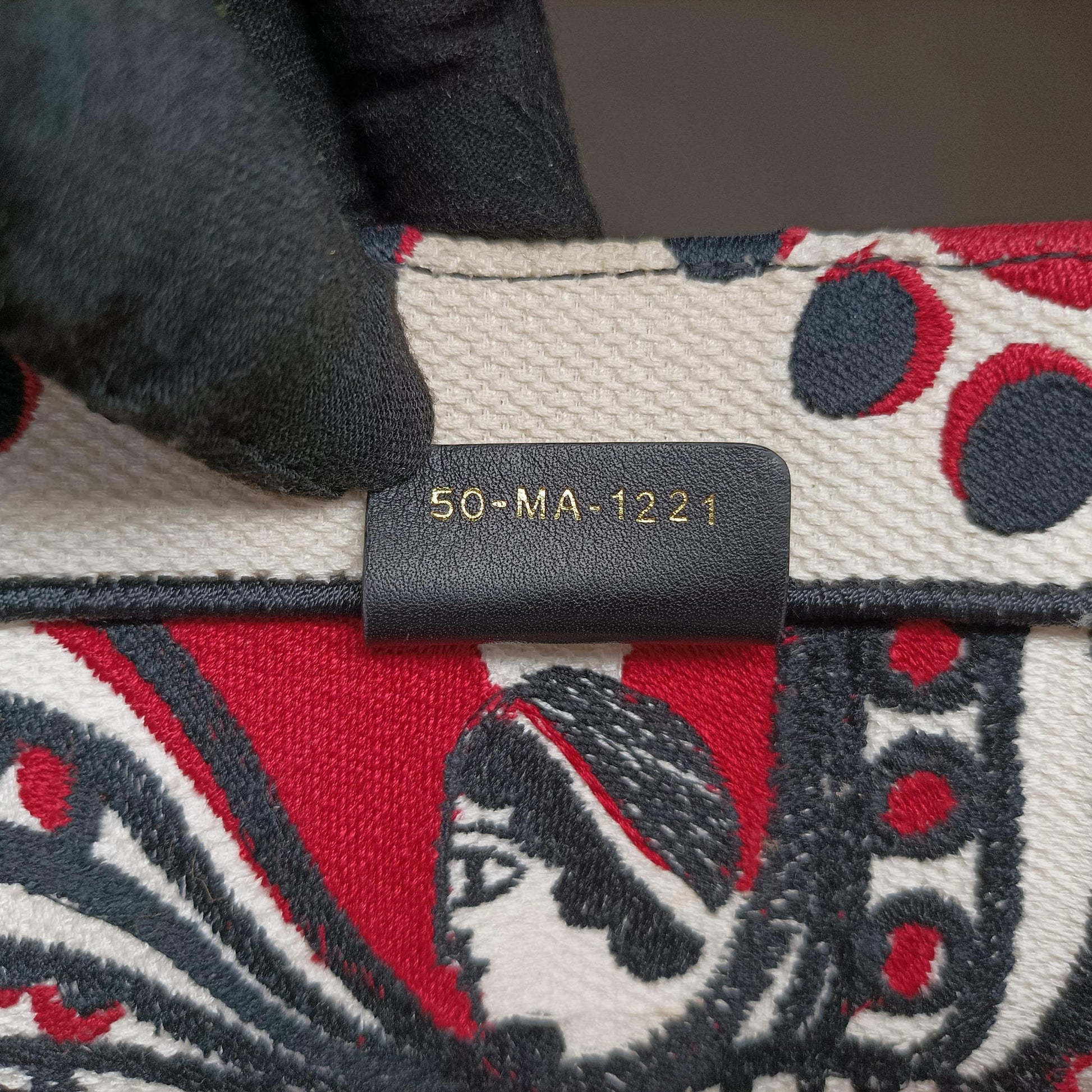 Book Tote Multicolour Canvas 50-MA-1221ブック トート マルチカラー キャンバス 50-MA-1221
