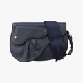 Saddle Navy leather 23-BO-0139サドルバッグ ブルーブラック レザー 23-BO-0139