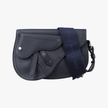 Saddle Navy leather 23-BO-0139サドルバッグ ブルーブラック レザー 23-BO-0139