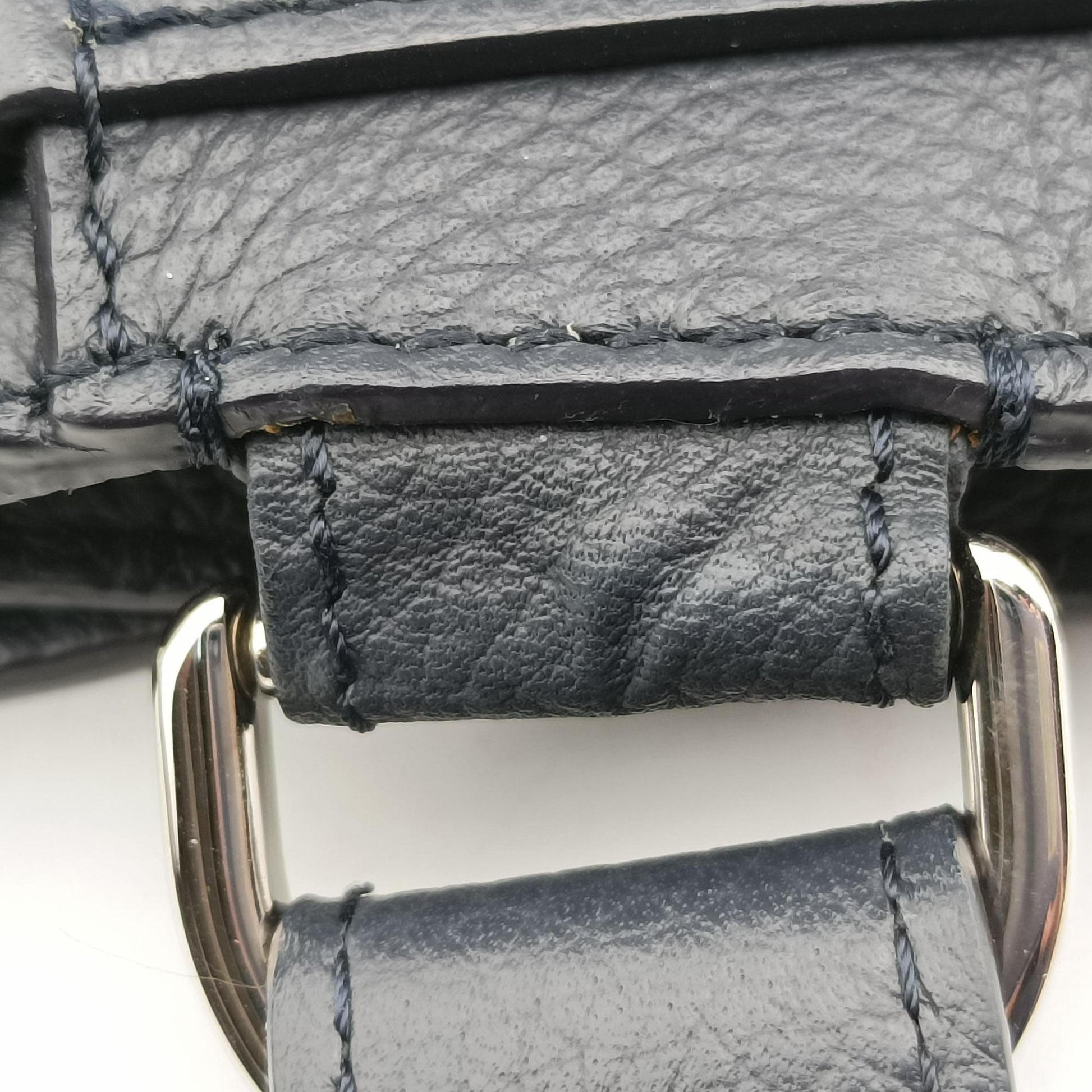 Saddle Navy leather 23-BO-0139サドルバッグ ブルーブラック レザー 23-BO-0139