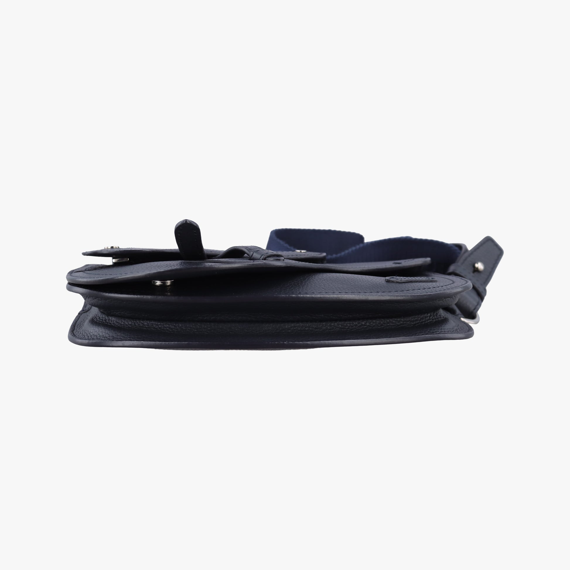 Saddle Navy leather 23-BO-0139サドルバッグ ブルーブラック レザー 23-BO-0139